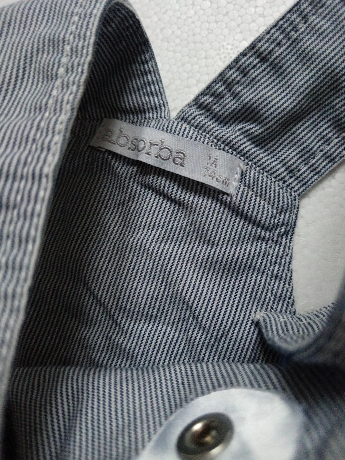 Salopette short a rayures – photo 3